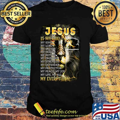 Lion king jesus is my god my everything shirt