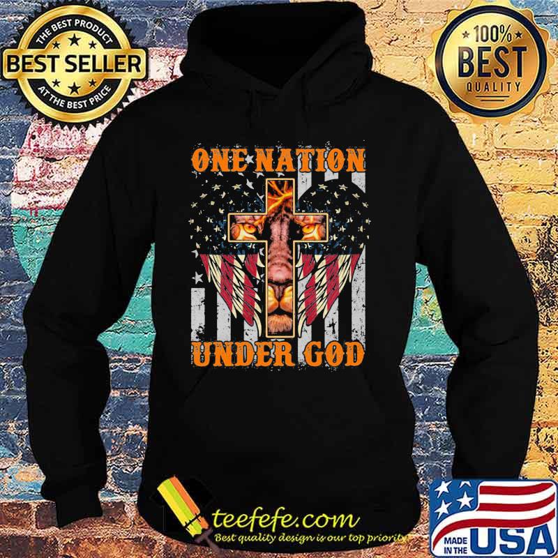 Lion king one nation under god american flag independence day s Hoodie Lion king one nation under god american flag independence day s Hoodie