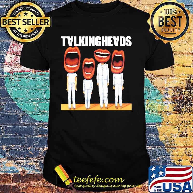 Lips talking heads band members shirt Lips talking heads band members shirt