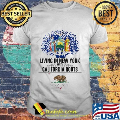 Living in west new york with california roots shirt