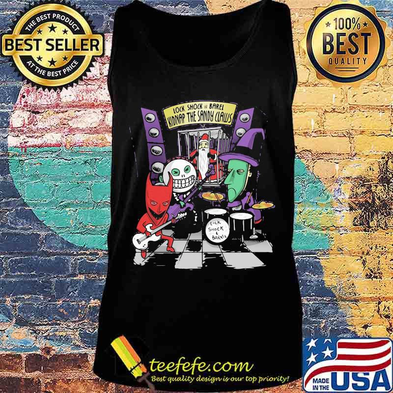 Lock shock barrel kidnap the sandy claws nightmare band s Tank top Lock shock barrel kidnap the sandy claws nightmare band s Tank top