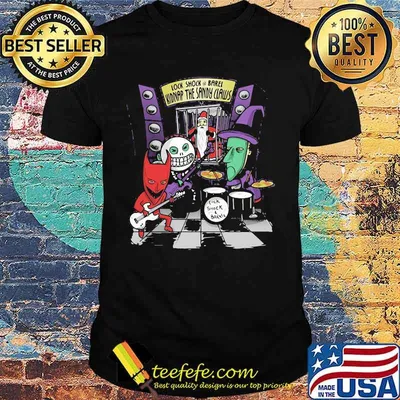 Lock shock barrel kidnap the sandy claws nightmare band shirt