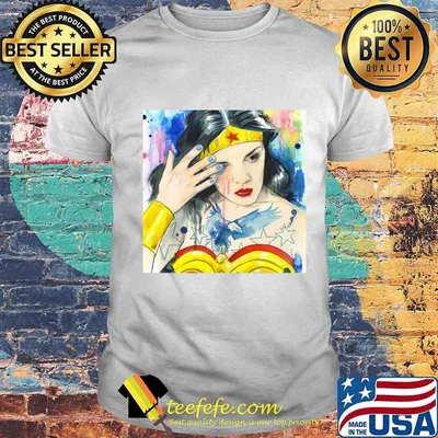 Lora zombie wonder woman art shirt