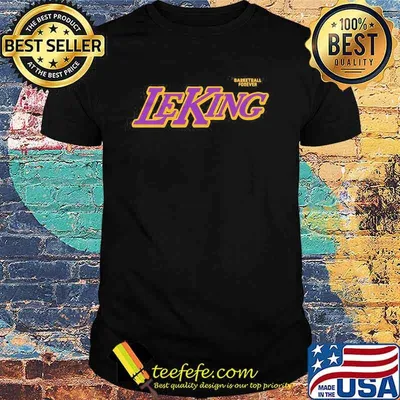 Los angeles lakers basketball forever lebron james king shirt