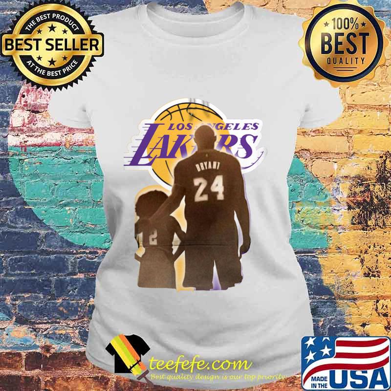 Los angeles lakers basketball kobe bryant and daughter s Laides tee Los angeles lakers basketball kobe bryant and daughter s Laides tee
