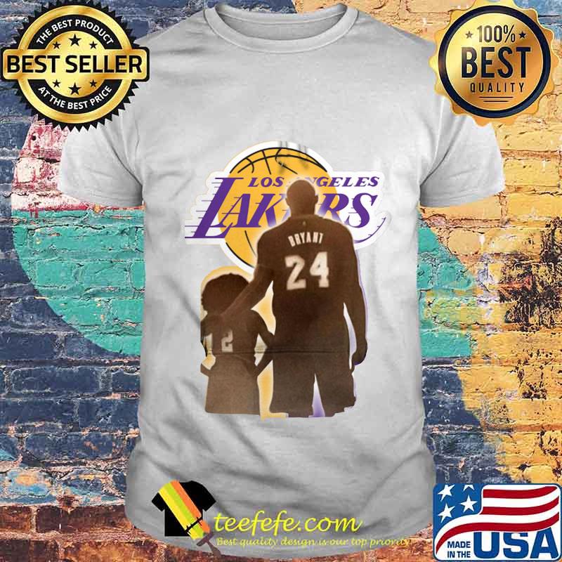 Los angeles lakers basketball kobe bryant and daughter shirt Los angeles lakers basketball kobe bryant and daughter shirt