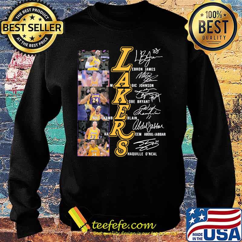 Los angeles lakers basketball players signatures s Sweater Los angeles lakers basketball players signatures s Sweater