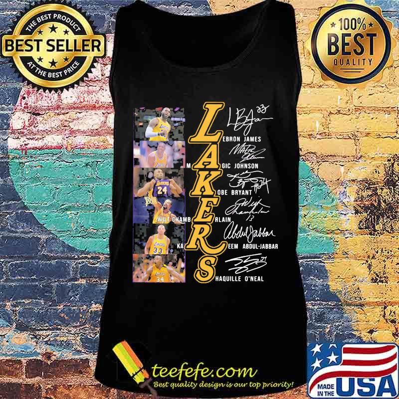 Los angeles lakers basketball players signatures s Tank top Los angeles lakers basketball players signatures s Tank top