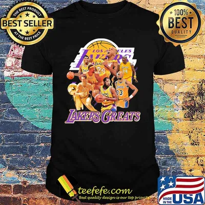 Los angeles lakers greats basketball shirt