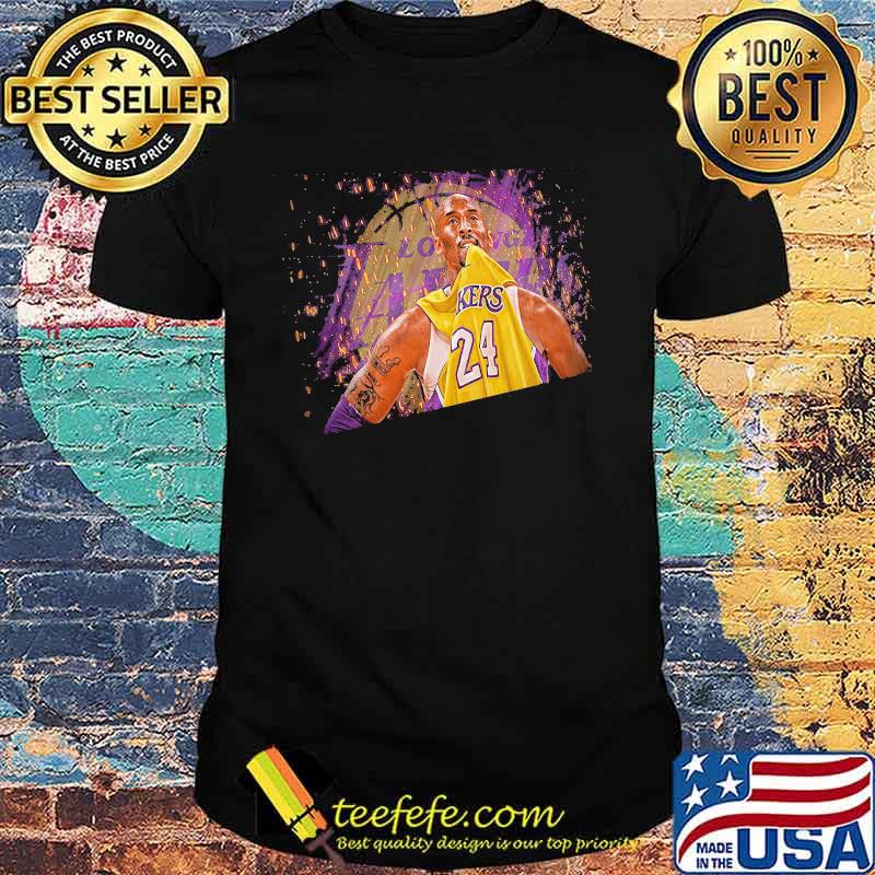 Los angeles lakers kobe bryant 24 basketball player shirt