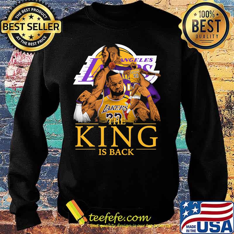 Los angeles lakers the king is back s Sweater Los angeles lakers the king is back s Sweater