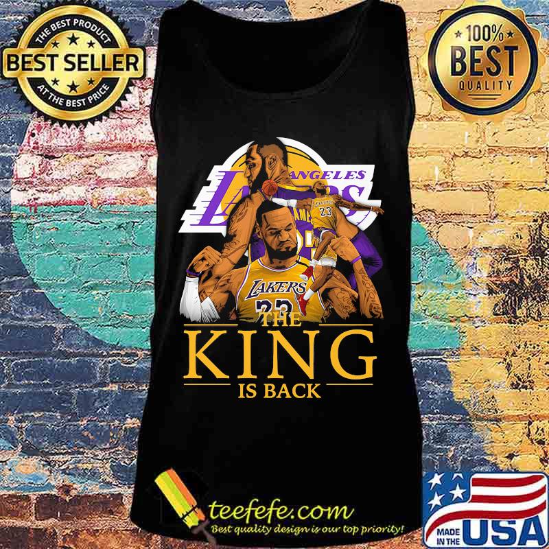 Los angeles lakers the king is back s Tank top Los angeles lakers the king is back s Tank top