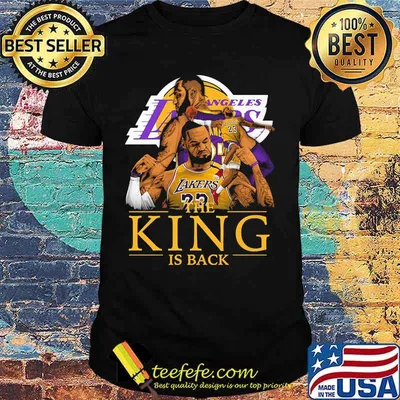 Los angeles lakers the king is back shirt