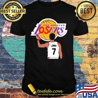 Los angeles losers lowry basketball shirt