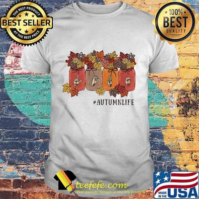 LOVE AUTUMN LIFE FLOWER SHIRT