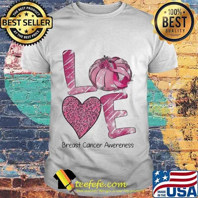 Love breast cancer awareness flowers shirt