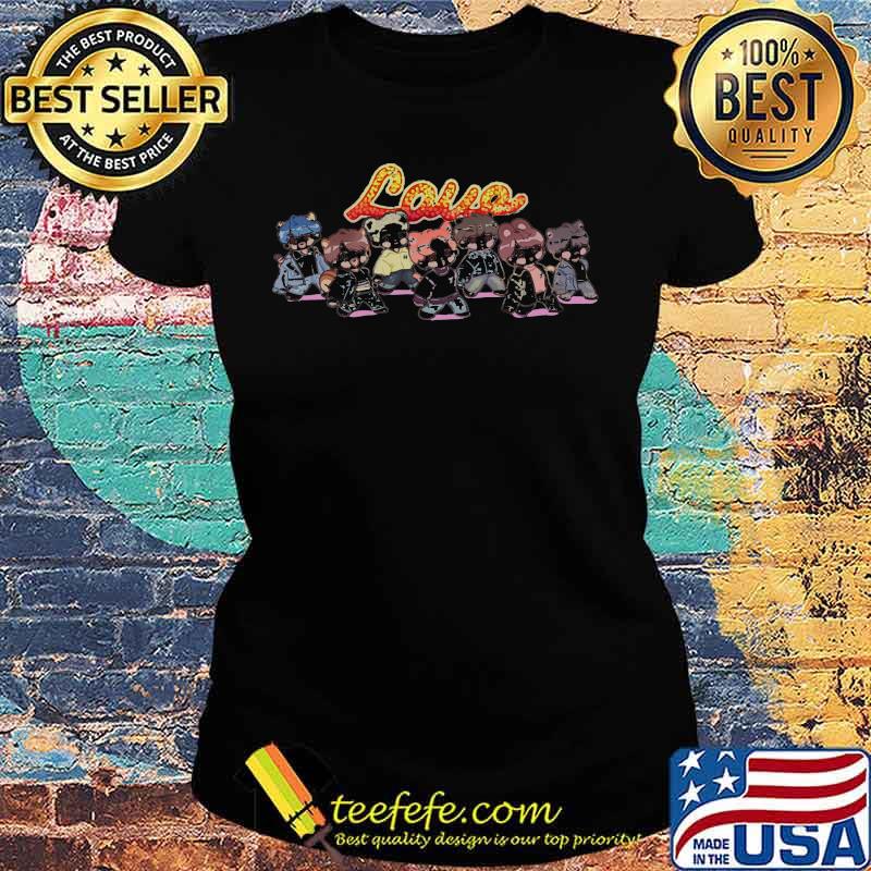 Love bts band members chibi s Ladies tee Love bts band members chibi s Ladies tee