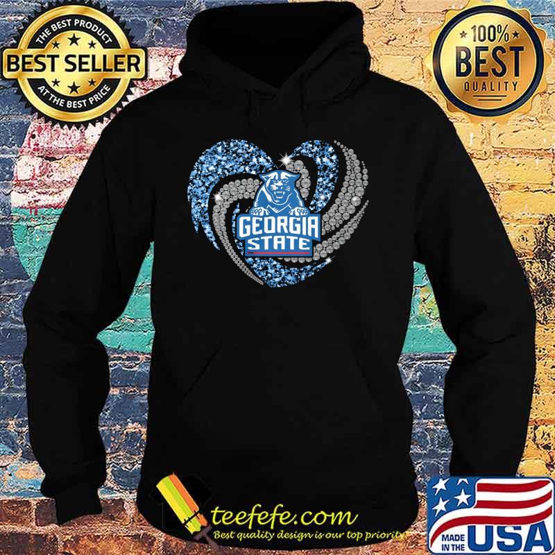 Love georgia state panthers heart diamond s Hoodie Love georgia state panthers heart diamond s Hoodie