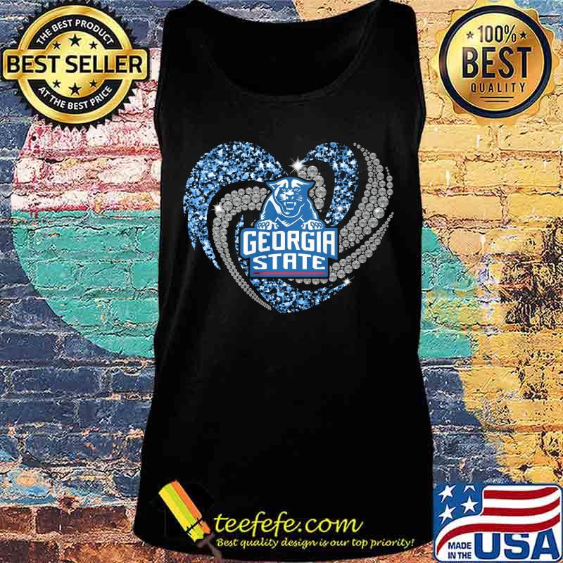Love georgia state panthers heart diamond s Tank top Love georgia state panthers heart diamond s Tank top