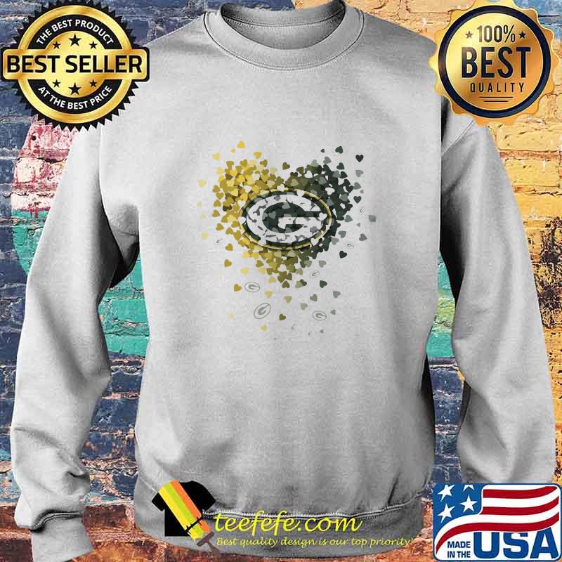 Love green bay packers hearts s Sweater Love green bay packers hearts s Sweater