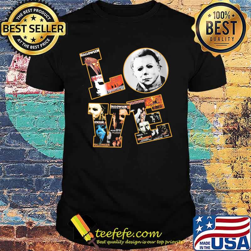 Love halloween michael myers shirt