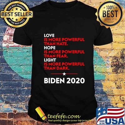 Love Hope Light Vote Democrat Joe Biden 2020 Premium T-Shirt