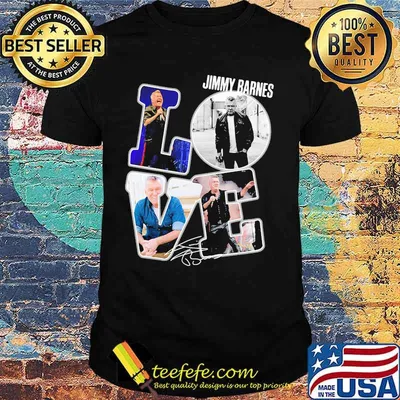 Love jimmy barnes singer signature shirt
