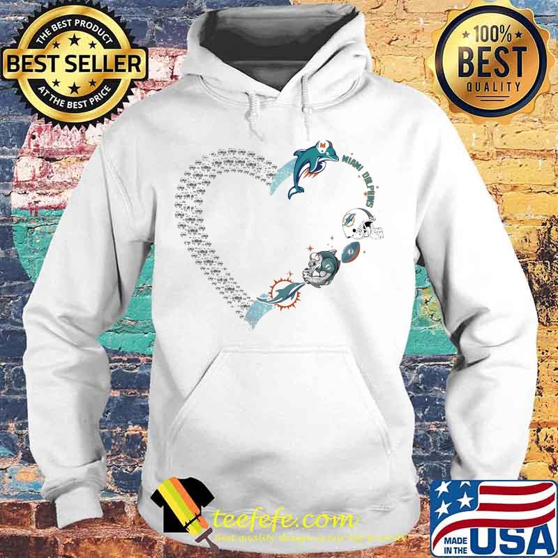 Love miami dolphins football heart diamond s Hoodie Love miami dolphins football heart diamond s Hoodie