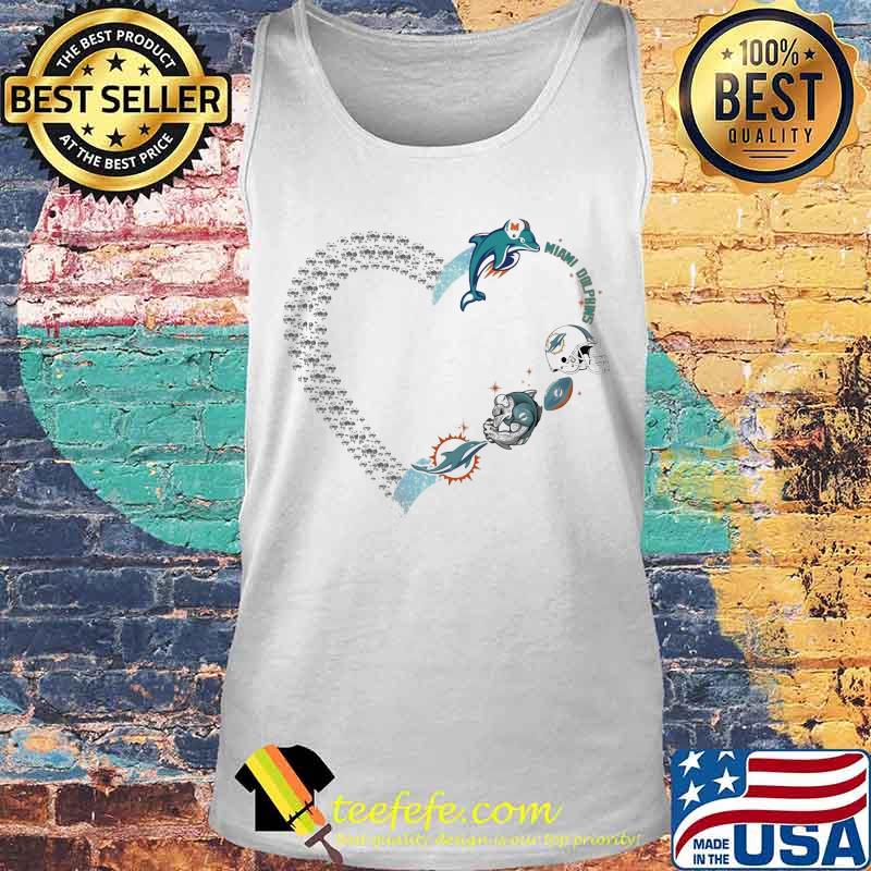 Love miami dolphins football heart diamond s Tank top Love miami dolphins football heart diamond s Tank top