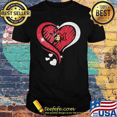 Love miami redhawks hears diamond shirt