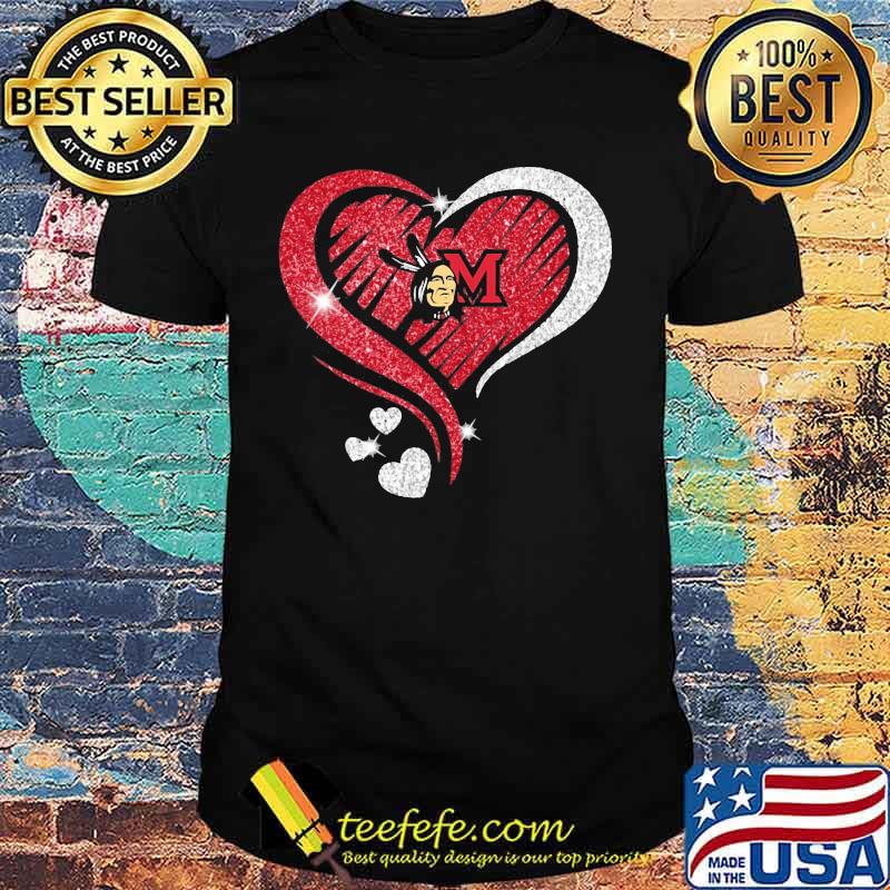 Love miami redhawks hears diamond shirt