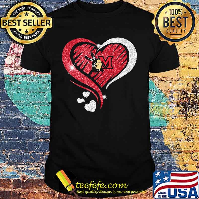 Love miami redskins hearts diamond shirt Love miami redskins hearts diamond shirt