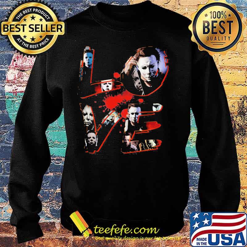 Love michael myers social halloween s Sweater Love michael myers social halloween s Sweater