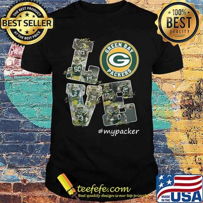 Love my green bay packers signature shirt