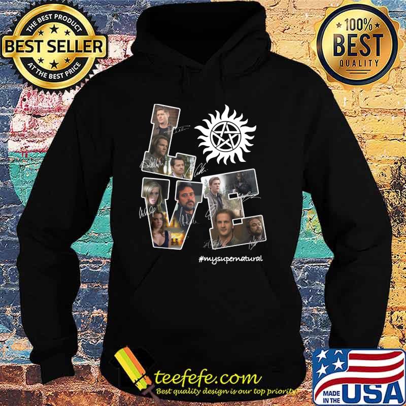 Love my supernatural signatures s Hoodie Love my supernatural signatures s Hoodie
