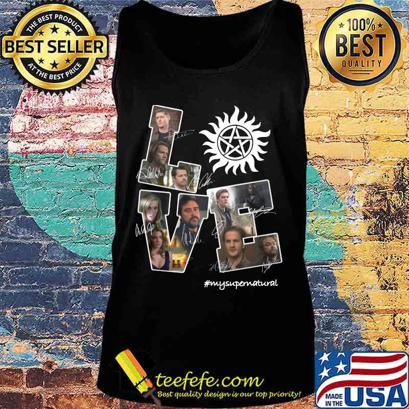 Love my supernatural signatures s Tank top Love my supernatural signatures s Tank top
