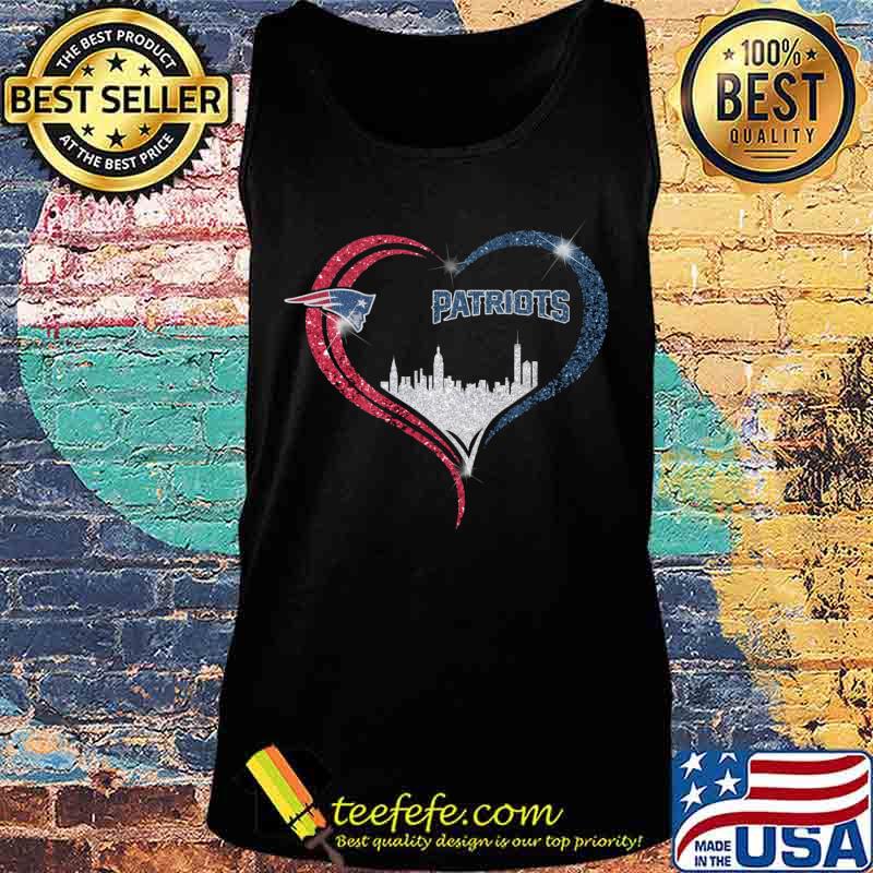 Love new england patriots logo heart diamond s Tank top Love new england patriots logo heart diamond s Tank top