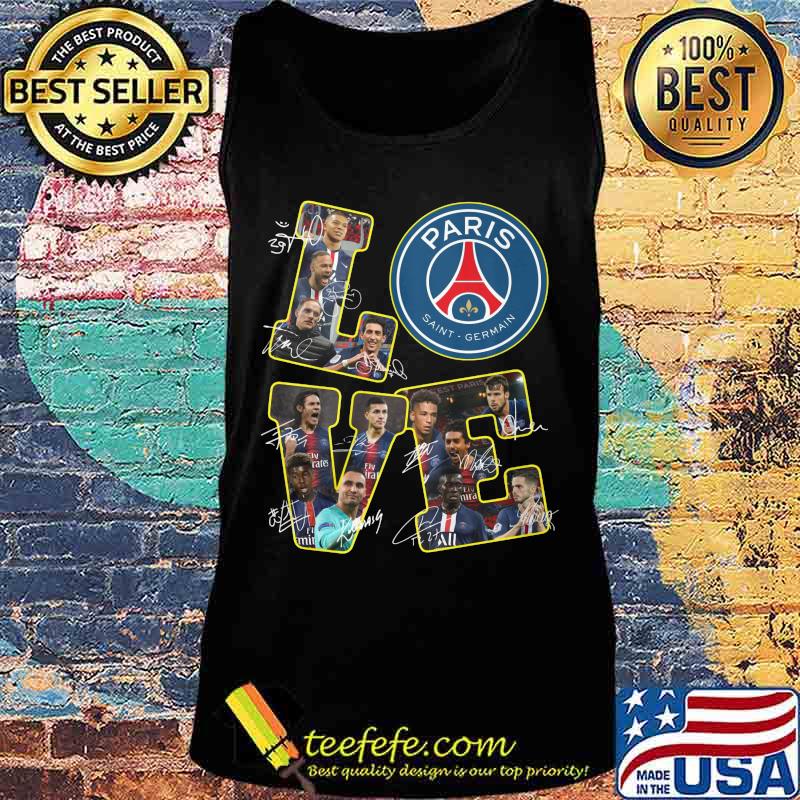 Love paris saint germain soccers signatures s Tank top Love paris saint germain soccers signatures s Tank top