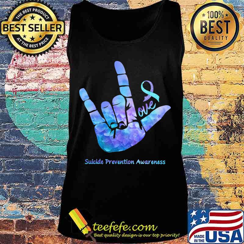 LOVE SUICIDE PREVENTION AWARENESS SHIRT Tank top LOVE SUICIDE PREVENTION AWARENESS SHIRT Tank top