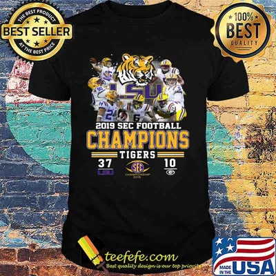 Lsu tigers 2019 sec football champions shirt