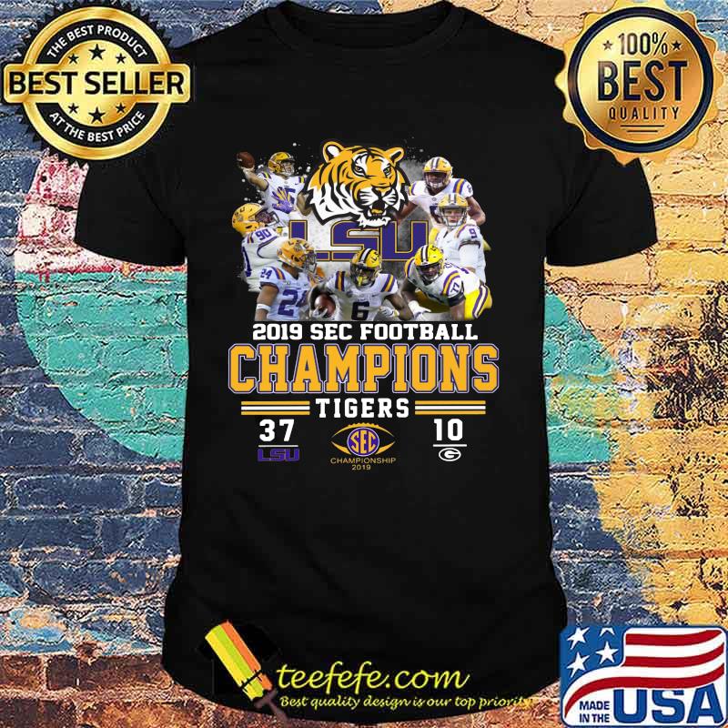 Lsu tigers 2019 sec football champions shirt