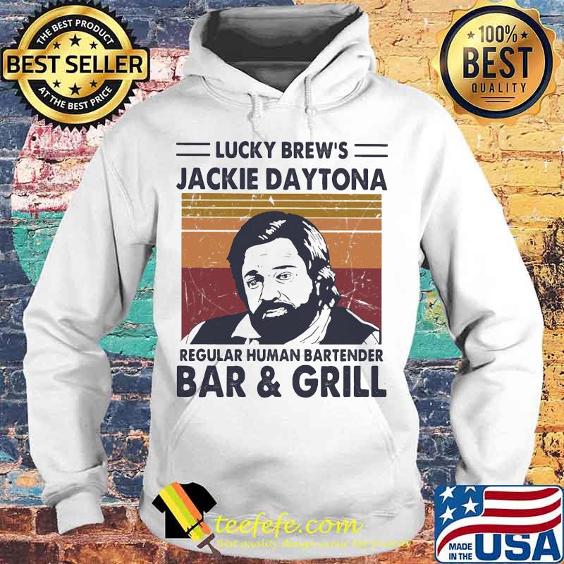 Lucky brew's jackie daytona regular human bartender bar and girl vintage retro s Hoodie Lucky brew's jackie daytona regular human bartender bar and girl vintage retro s Hoodie