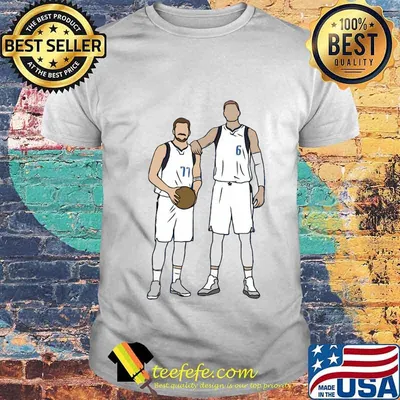 Luka doncic and kristaps porzingis basketball shirt