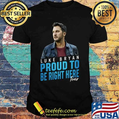 Luke bryan proud to be right here tour shirt