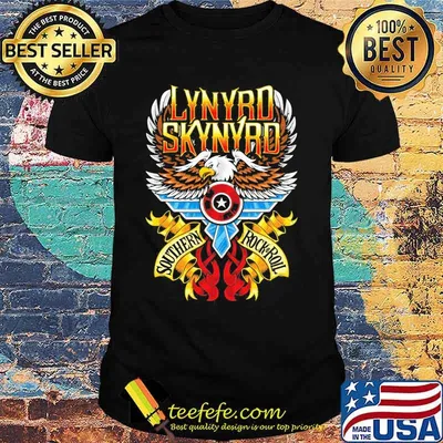 Lynyrd skynyrd band eagle southern rock n roll shirt