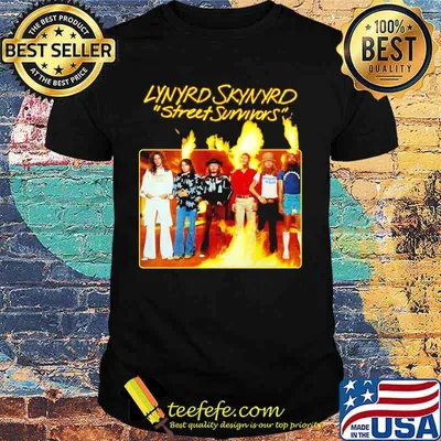 Lynyrd skynyrd band street survivor shirt