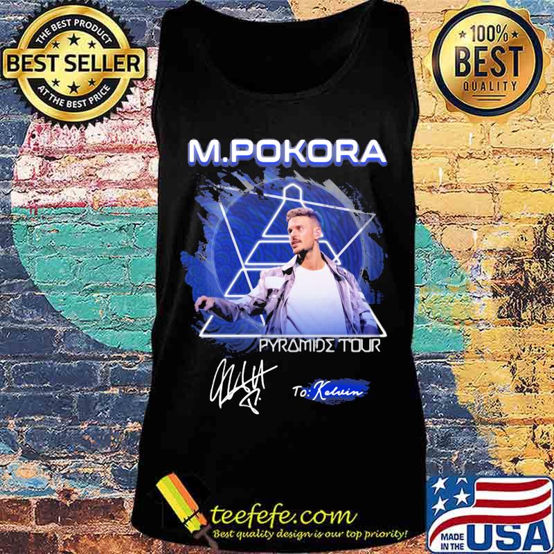 M. pokora pyramide tour to kevin signature s Tank top M. pokora pyramide tour to kevin signature s Tank top