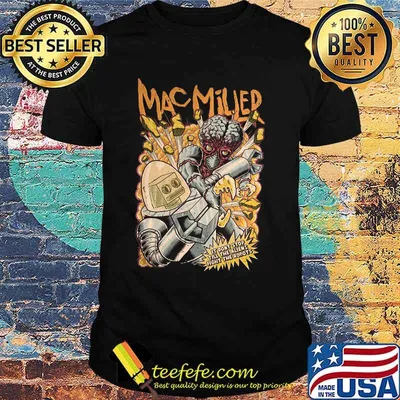 Mac miller it don't stop till the aliens fight the robots shirt