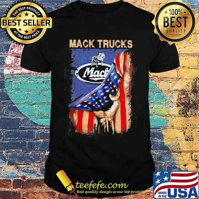 Mack trucks american flag independence day shirt