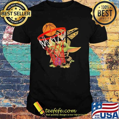 Mamba forever kobe bryant baby yoda playing basketball shirt